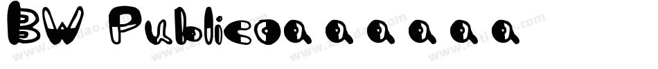 BW Publico字体转换